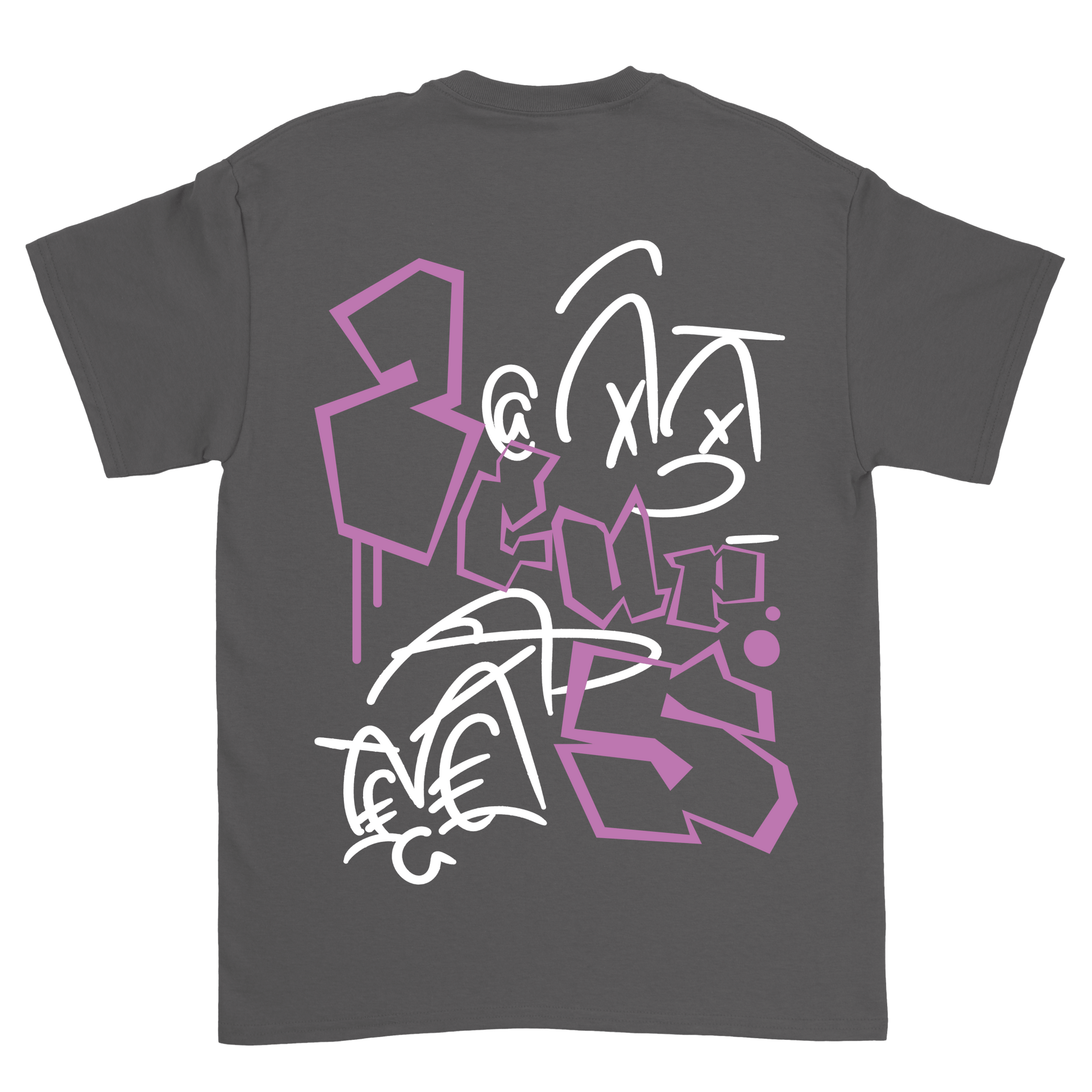 FACES T - SHIRT | charcoal - 2CUPS